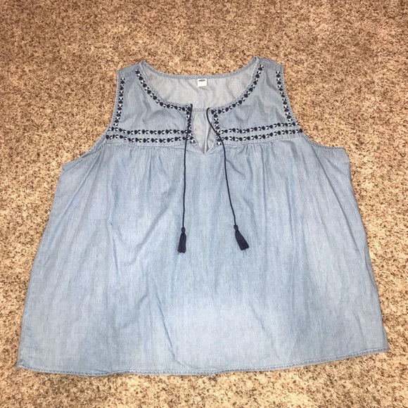 Old Navy Tops - Old Navy Denim Tank Top